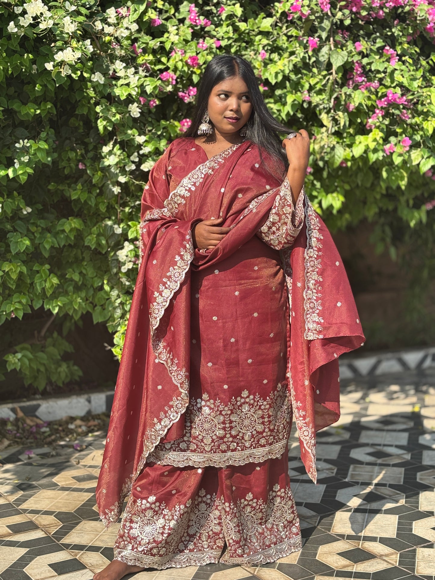 Meher heavy Daman suit set