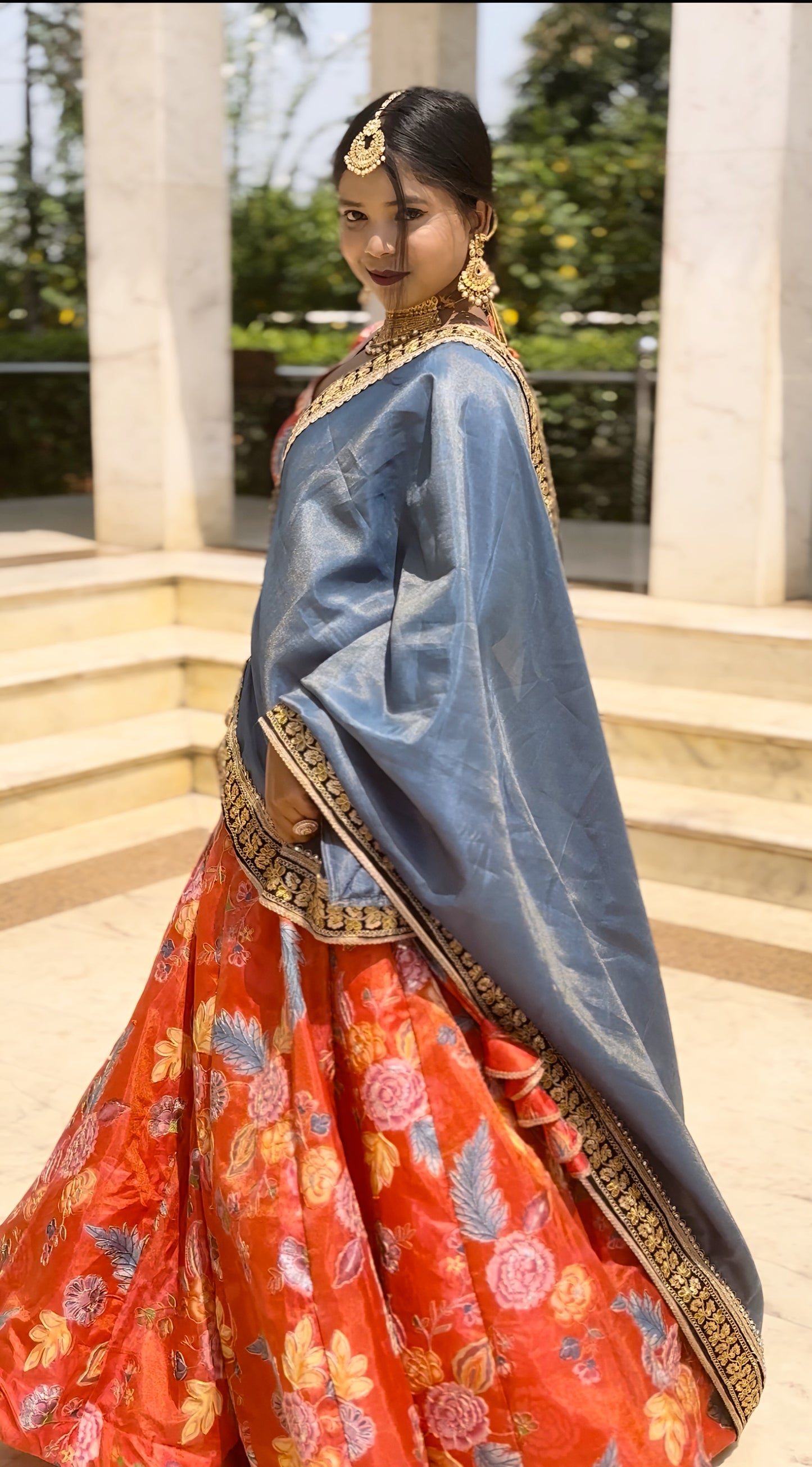 KESHARIYA QUEEN LEHENGA SET