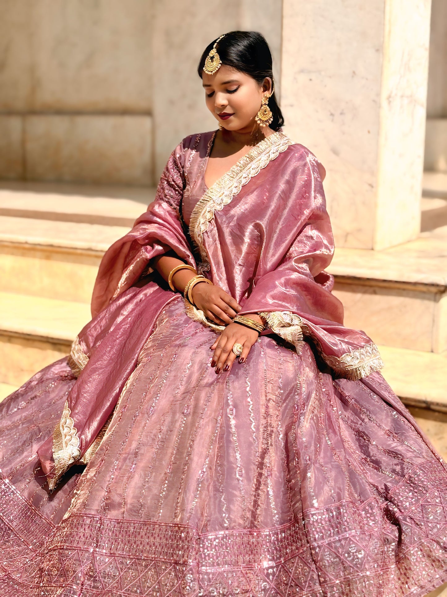 ROSY ROYAL LEHENGA SET