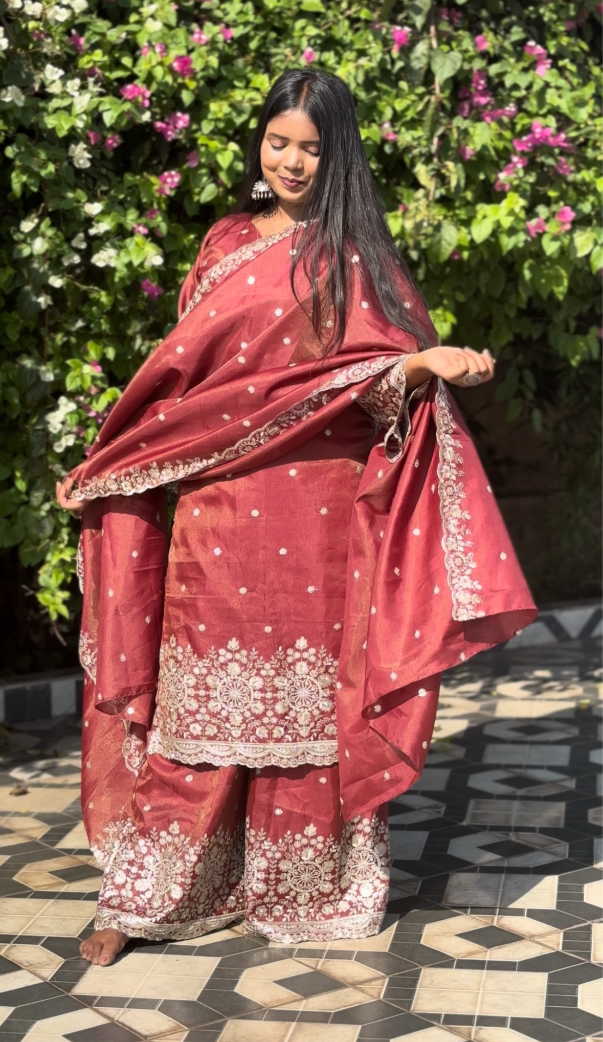 Meher heavy Daman suit set
