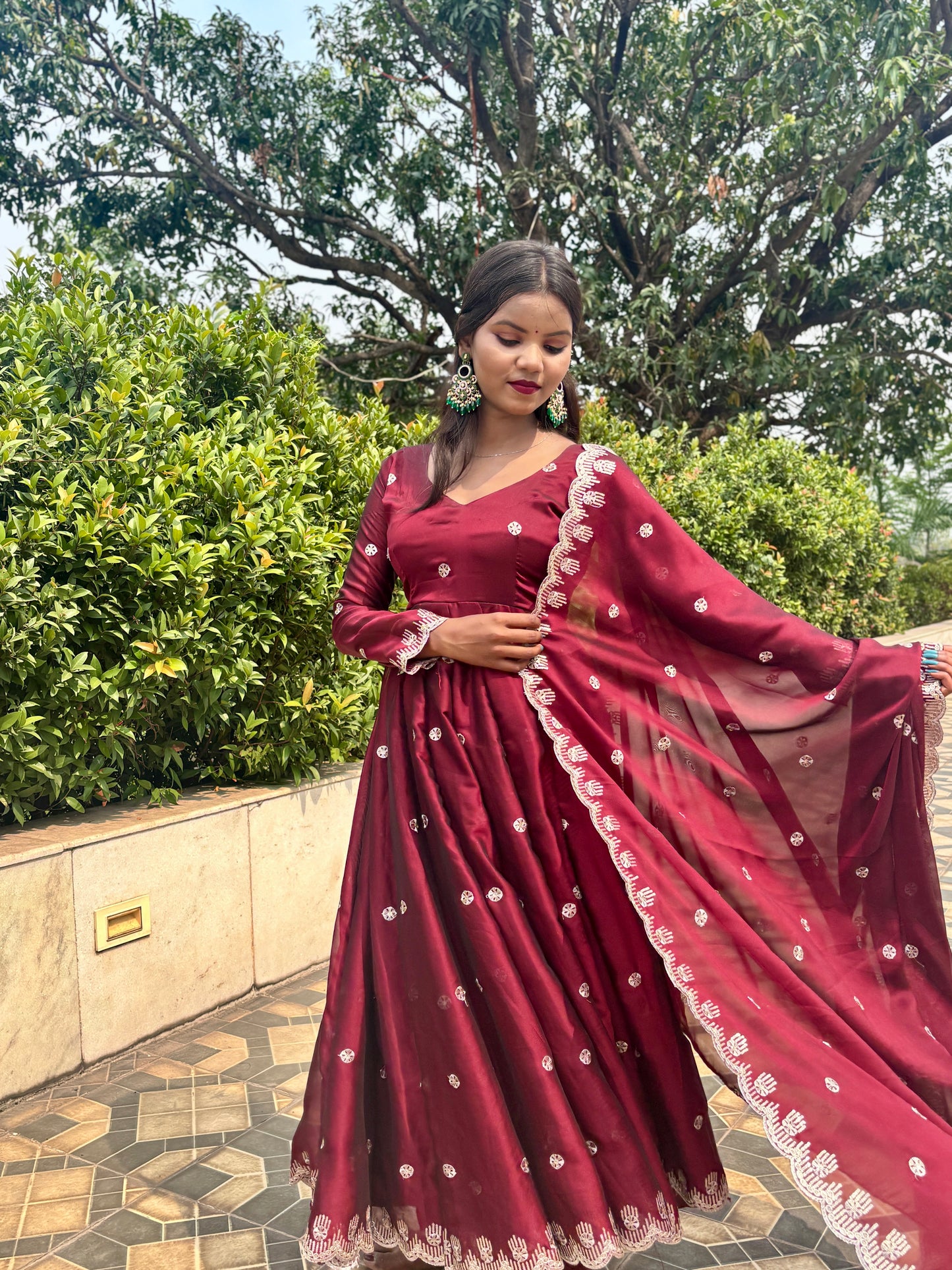 RAAGINI GLOW ANARKALI SUIT SET