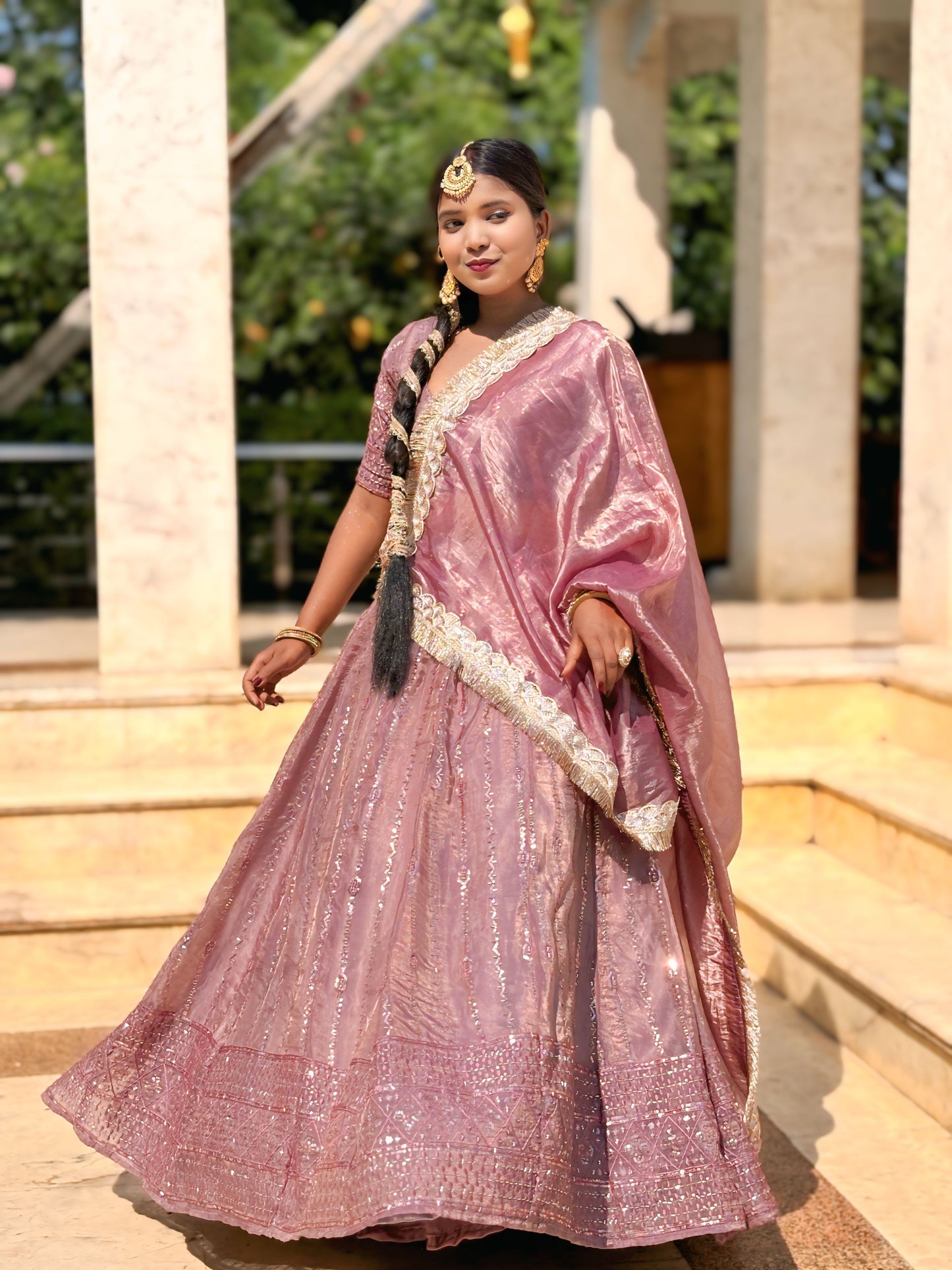 ROSY ROYAL LEHENGA SET