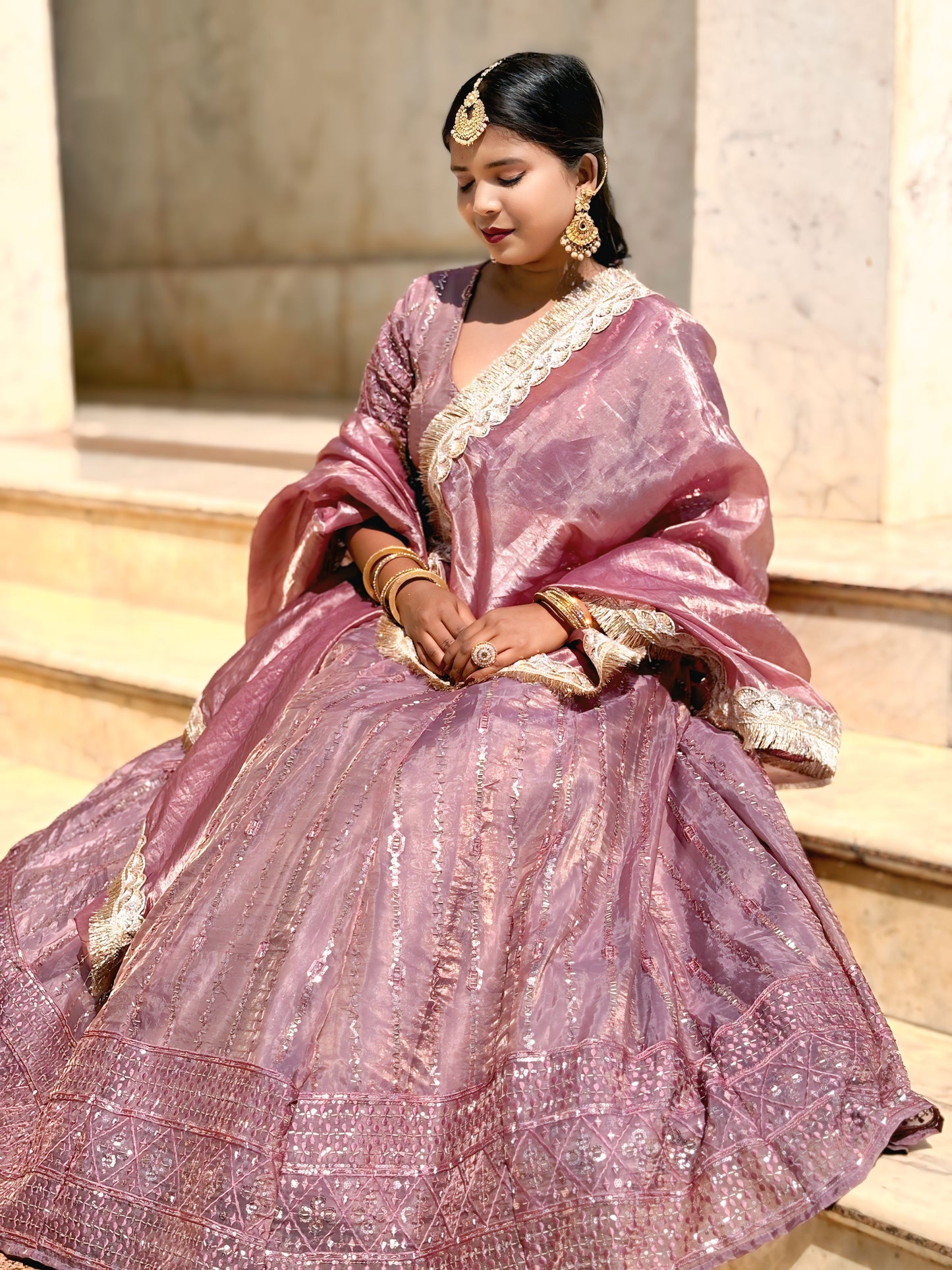 ROSY ROYAL LEHENGA SET
