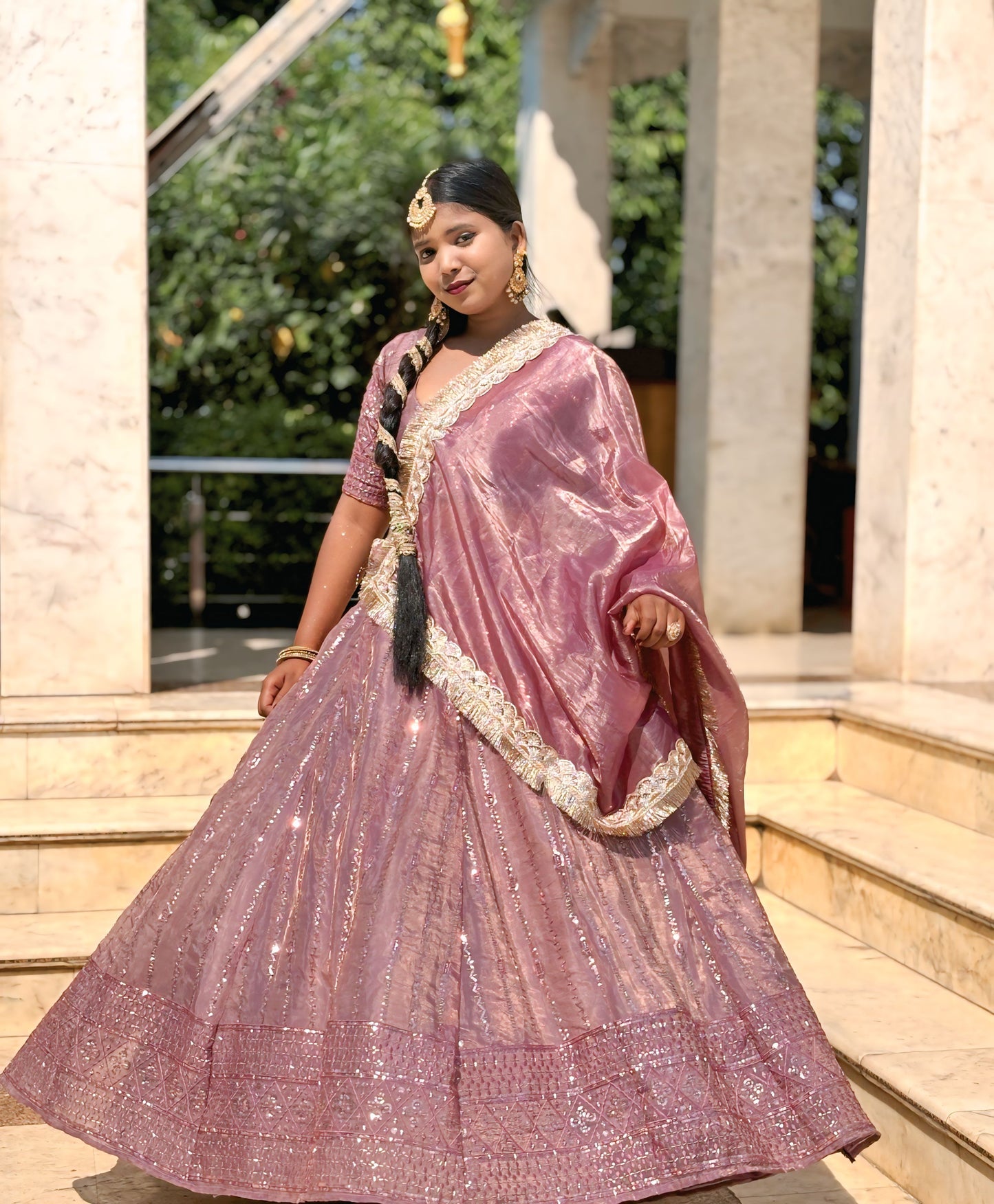 ROSY ROYAL LEHENGA SET
