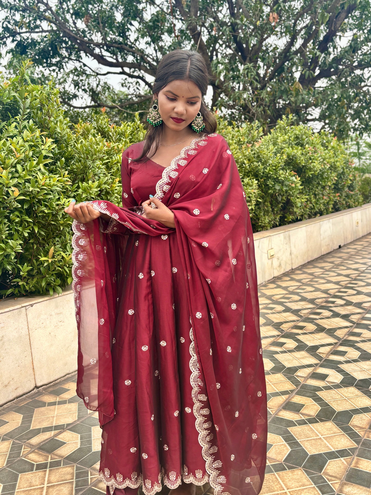 RAAGINI GLOW ANARKALI SUIT SET