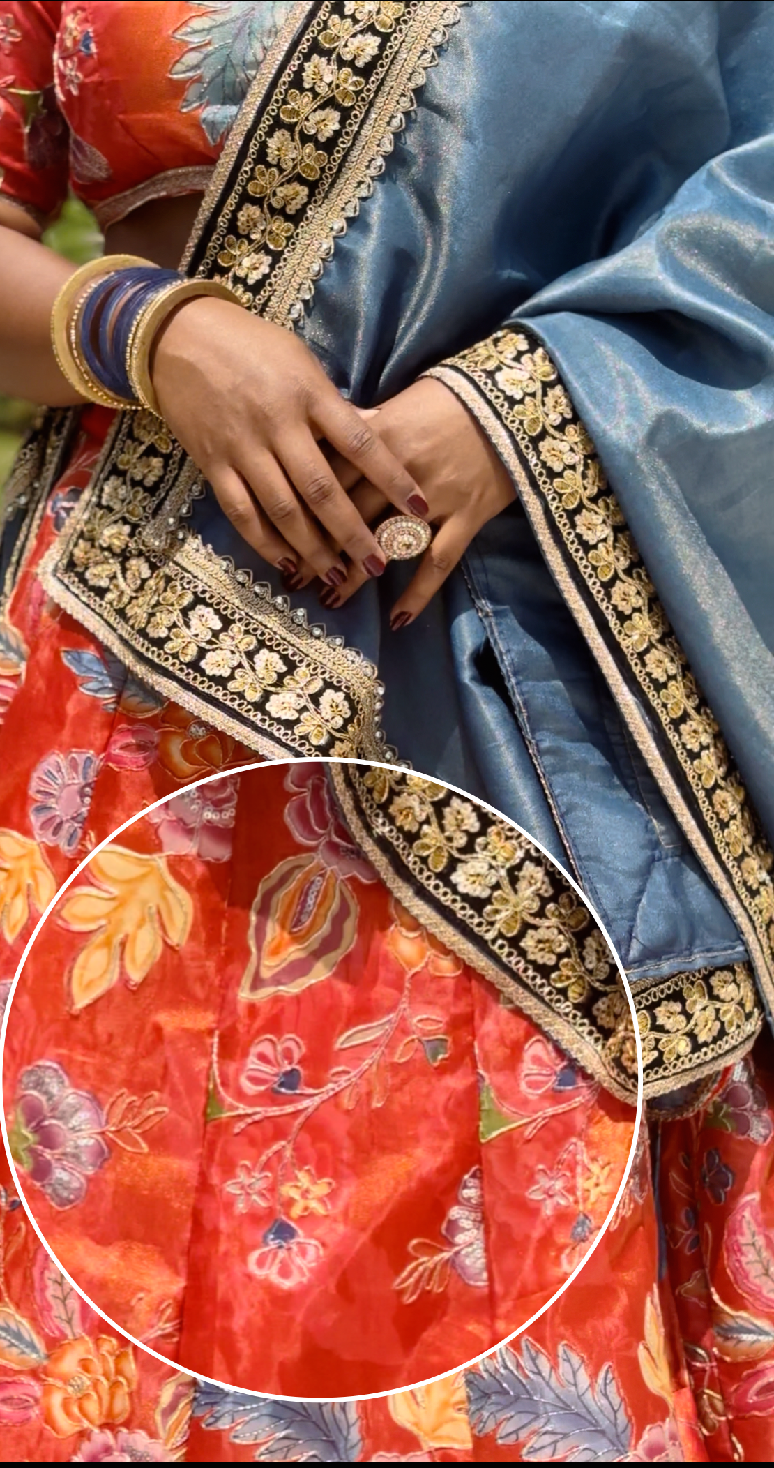 KESHARIYA QUEEN LEHENGA SET