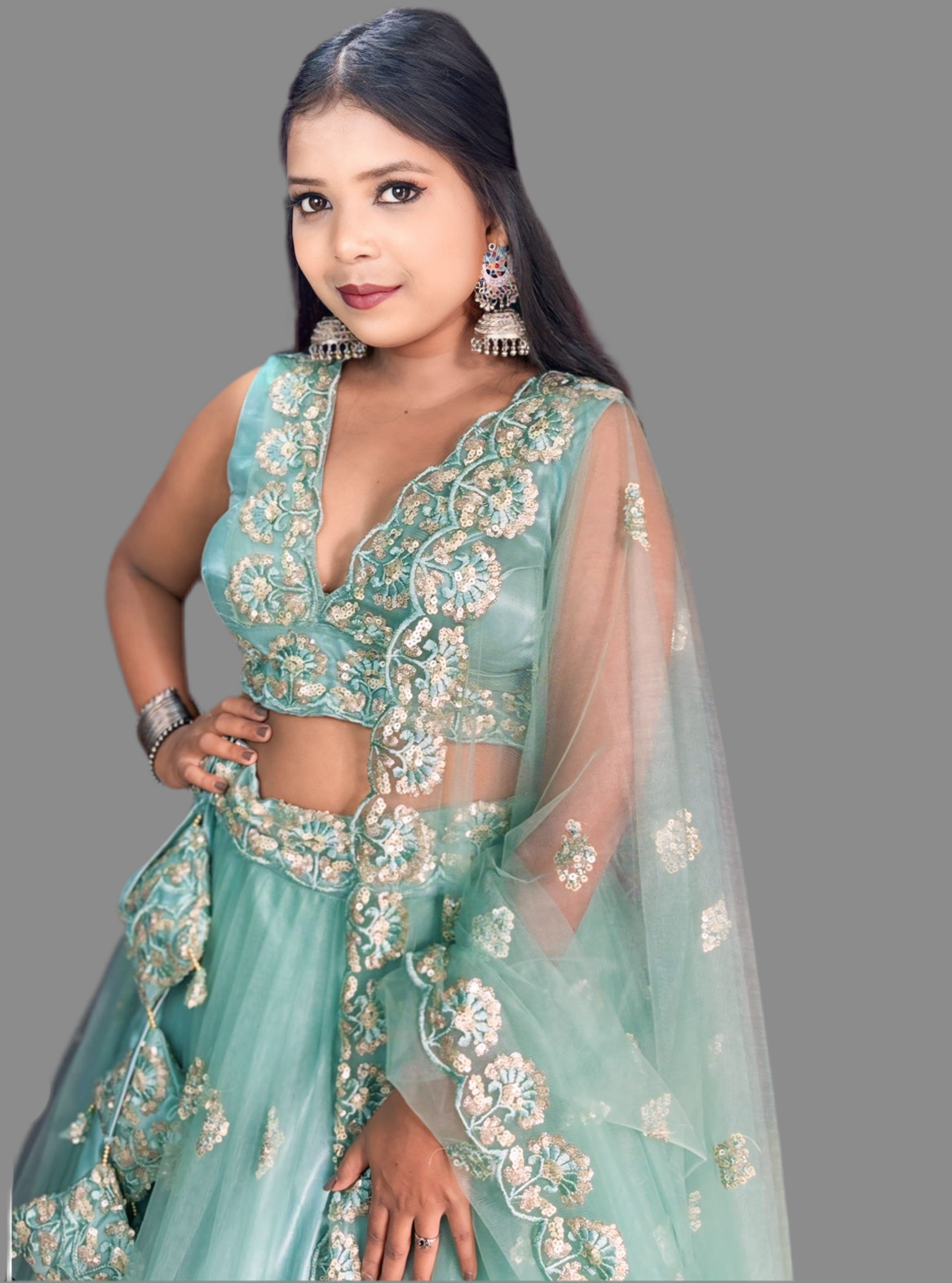 HEERNET LEHENGA SET