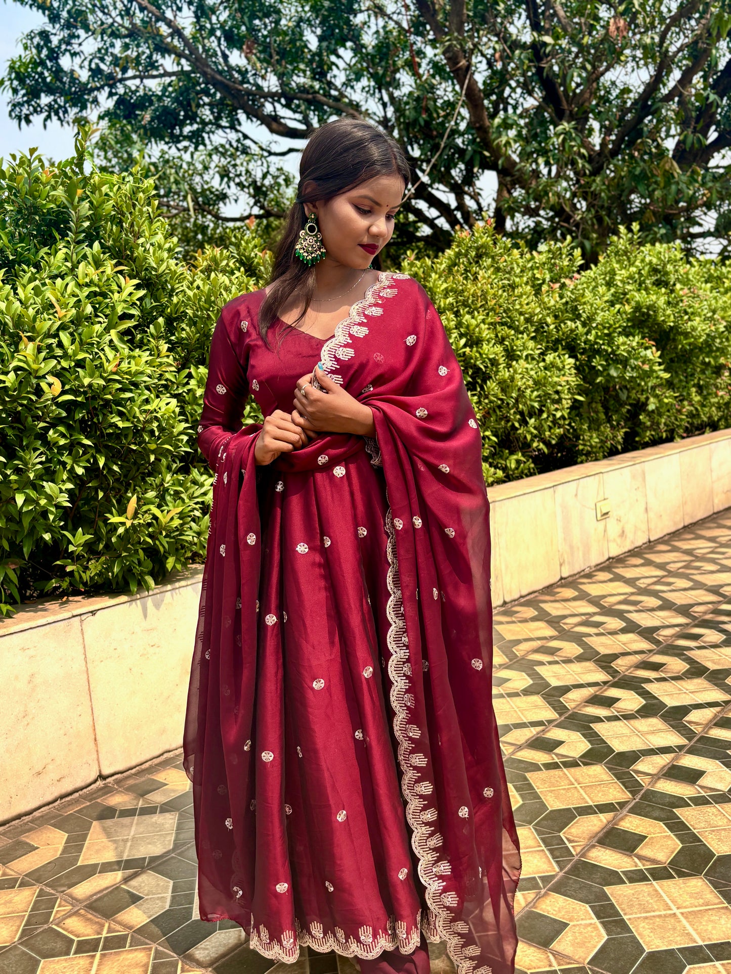 RAAGINI GLOW ANARKALI SUIT SET