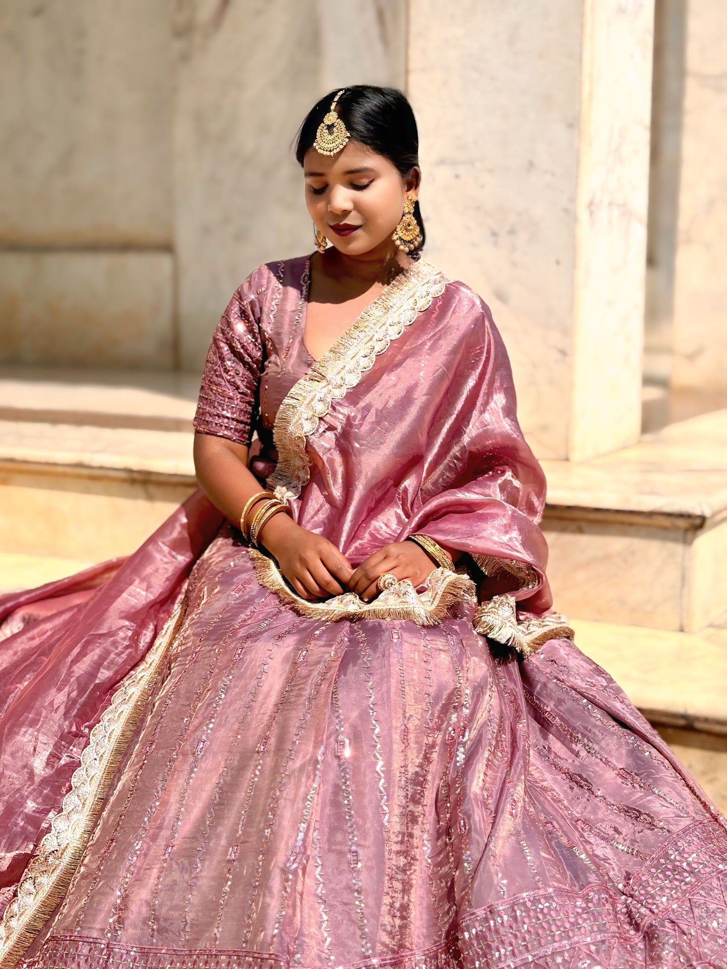 ROSY ROYAL LEHENGA SET