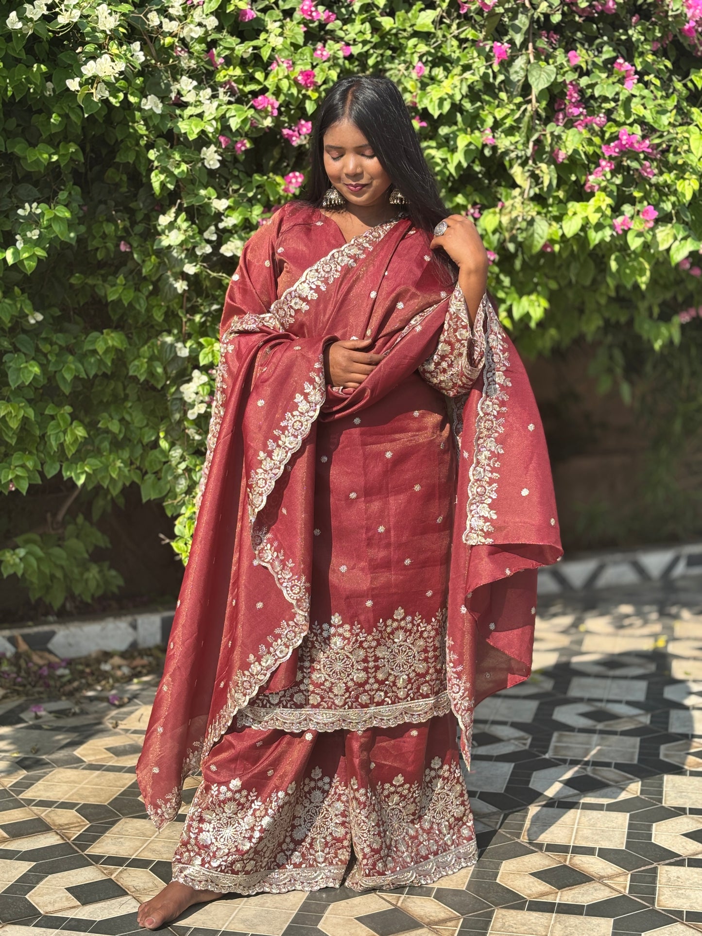 Meher heavy Daman suit set