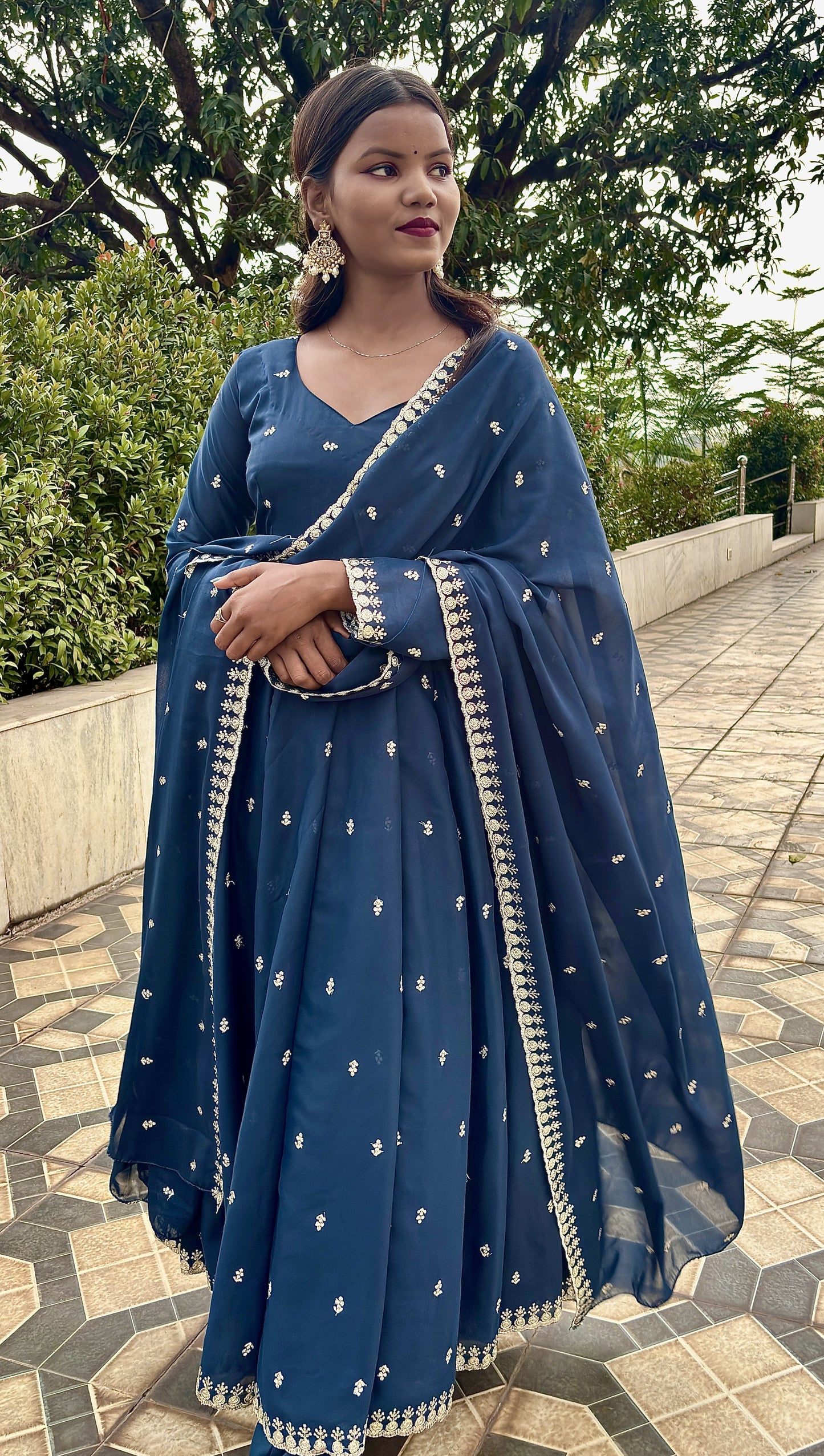 RAAGINI GLOW ANARKALI SUIT SET