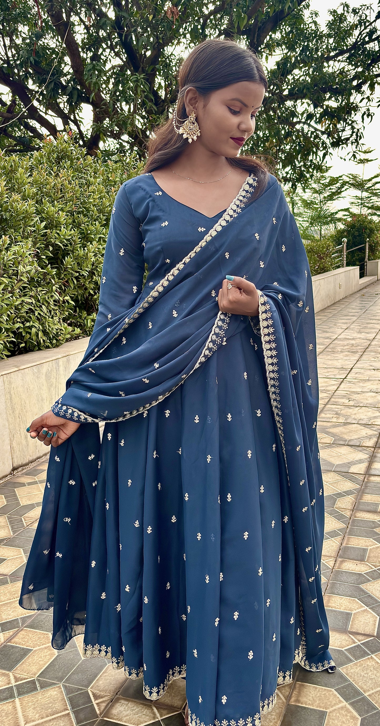 RAAGINI GLOW ANARKALI SUIT SET